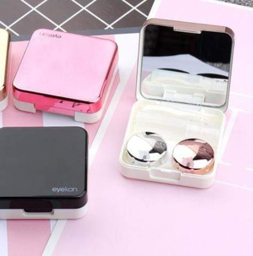 (PACK OF 3) Metal Mirror Travel Kit