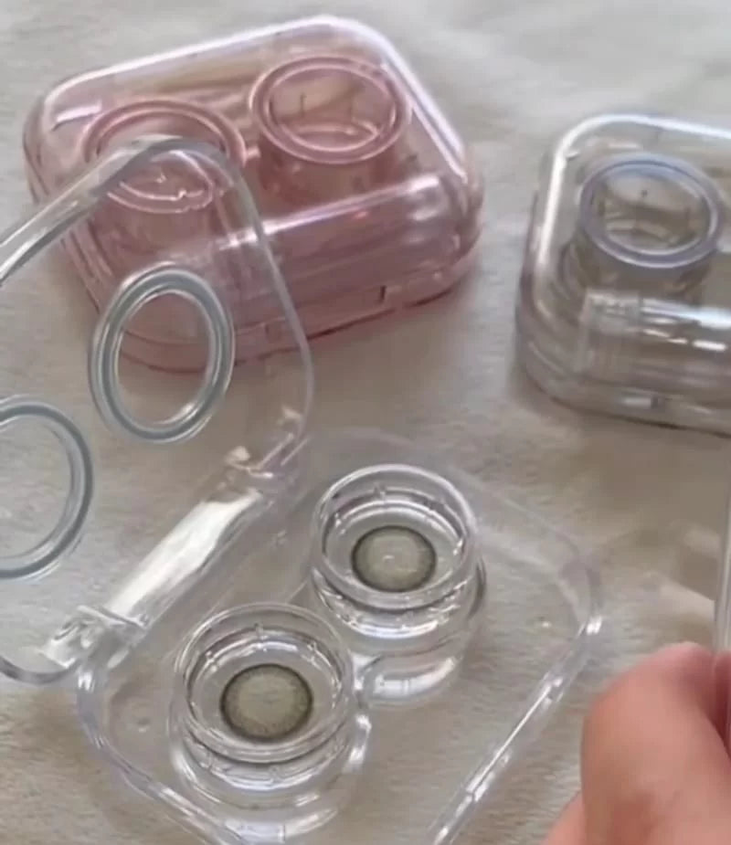 BUY 1 GET 2 FREE  TRANSPARENT CONTACT LENS CASES