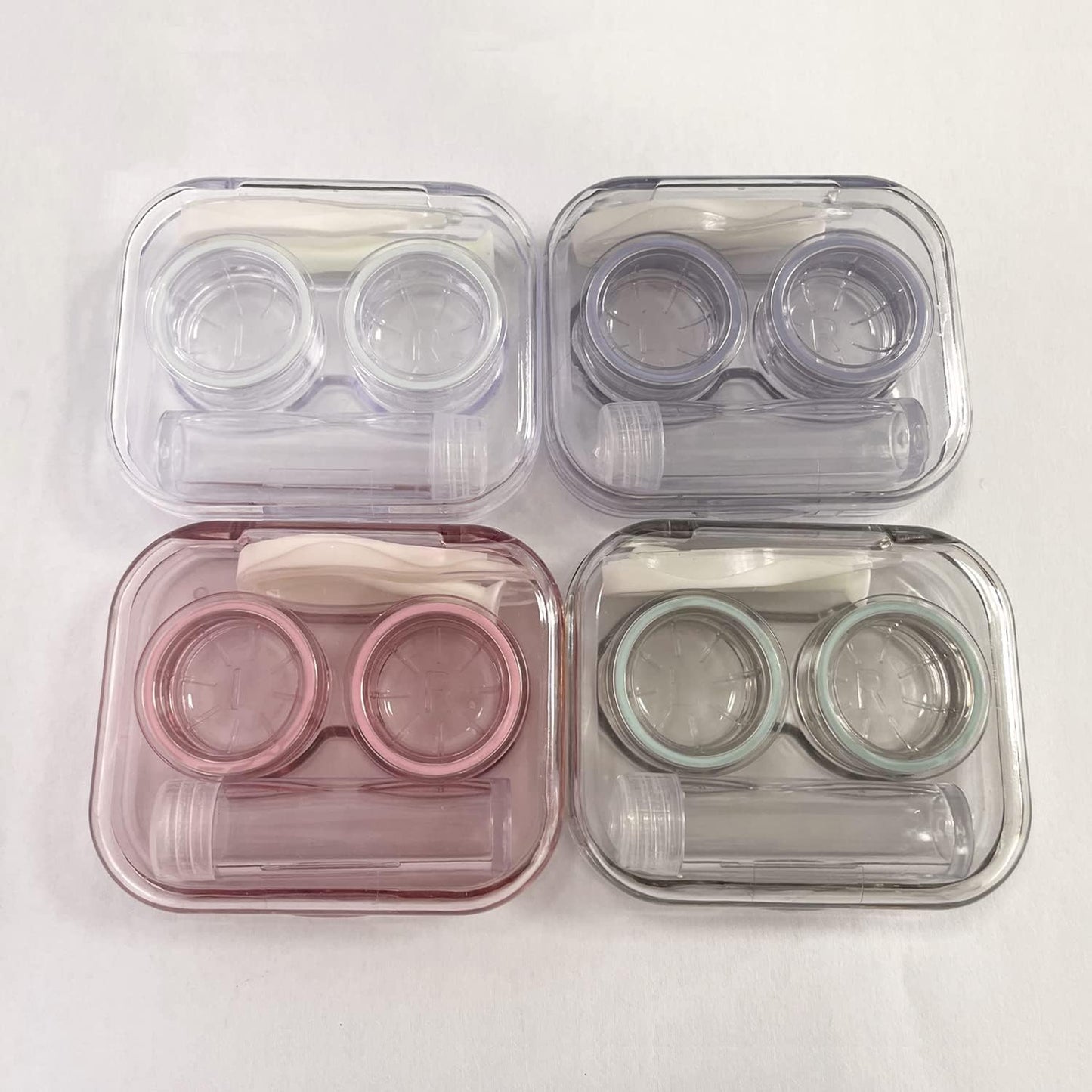 (BUY 2 GET 2 FREE) Colorful Contact Lens Cases - Outdoor Portable Mini Lens Storage Kit for Travel & Home