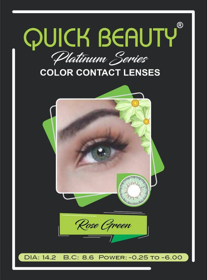 Rose Green Eyesight Lense